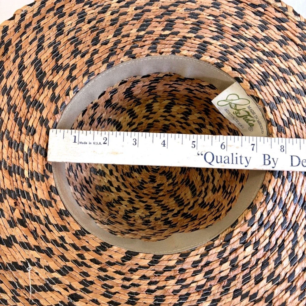 Tula Laurel Straw Hat Wide Brim Fair Trade Eco Friendly UPF 50+ Summer Beach Hat
